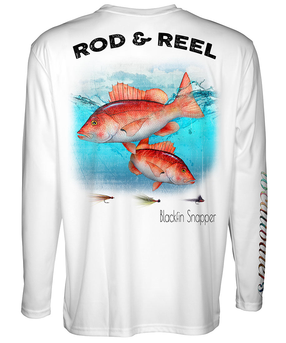 Styling 509 Trout T-Shirts at fly fishing conventions — Red's Fly Shop